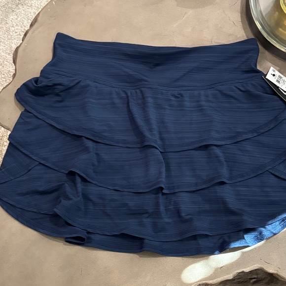 Ideology Navy Blue Mini Skirt - Picture 1 of 4